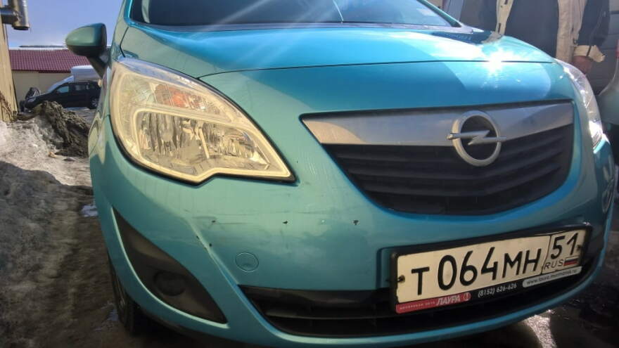 Opel фото до кузовного ремонта